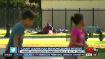 County leaders push for homelessness initiative