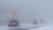 Blinding heavy snowfall making travel conditions a nightmare