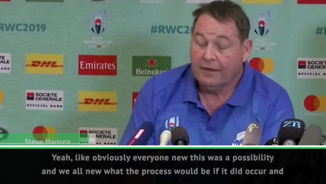 Cancelling Rugby World Cup games a 'no-brainer' - Hansen