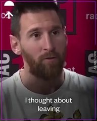Lionel Messi confirmed that he will leave FC Barcelona