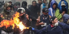 'Arde Ecuador': Brutales disturbios callejeros en la jornada de protesta contra el 'paquetazo' de Lenín Moreno