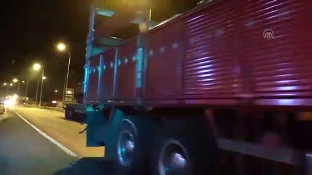 Suriye sınırına tank ve zırhlı araç sevkiyatı (2) - HATAY