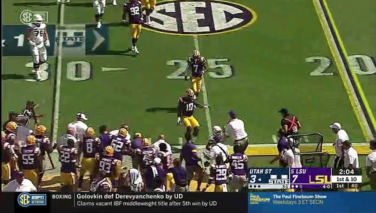 Jordan Love vs. LSU 2019