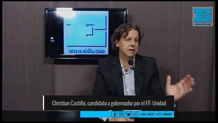 Entrevista a Christian Castillo, candidato de gobernador del Frente de Izquierda Unidad
