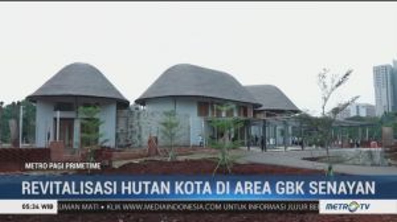 Revitalisasi Hutan Kota di Area GBK Senayan