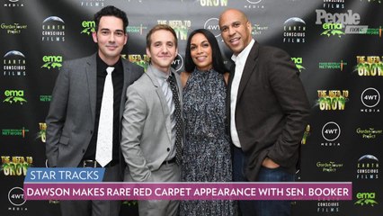 Rosario Dawson and Cory Booker Make Rare Red Carpet Appearance at Environmental Doc Premiere