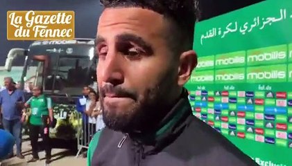 Mahrez (ALG-RDC) : "C'était un bon test...La Colombie? ça va passer"