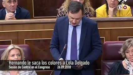 Rafa Hernando le saca los colores a la mentirosa Dolores Delgado