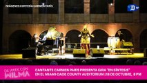 Cantante Carmen París presenta gira “En Síntesis”en el Miami-Dade County Auditorium el 18 de octubre a las 8 pm | De Week con Wilma