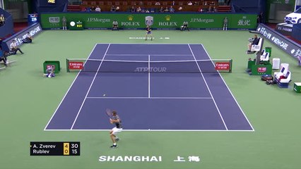 Zverev bt Rublev 6-0 7-6