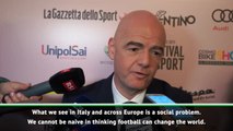 Naive to think football can change the world - Infantino