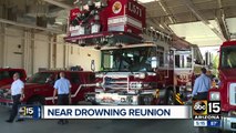 Maricopa firefighters meet young girl they rescued from drowning