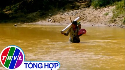 THVL | Nguy hiểm khi người dân phải lội sông đi nương rẫy tại Khánh Hòa