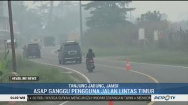Kabut Asap Kembali Selimuti Jambi