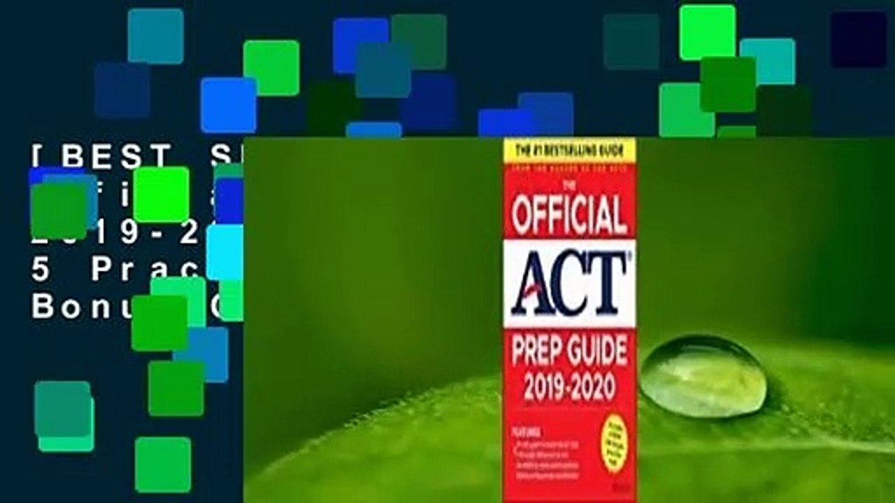 [BEST SELLING]  The Official ACT Prep Guide 2019-2020, (Book + 5 Practice Tests + Bonus Online