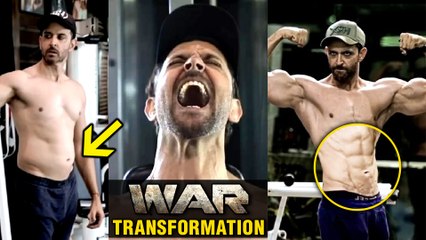 Hrithik Roshan SHOCKING Fat To Fit TRANSFORMATION For WAR Movie | Tiger VS Hrithik