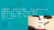 [BEST SELLING]  Boundaries Updated and Expanded Edition: When to Say Yes, How to Say No To Take
