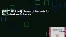 [BEST SELLING]  Research Methods for the Behavioral Sciences