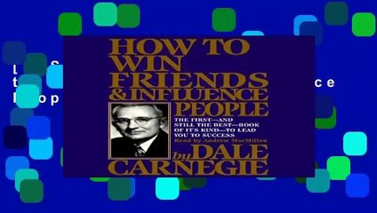 [BEST SELLING]  How to Win Friends   Influence People