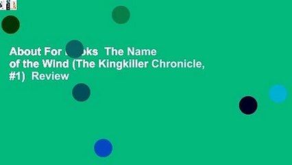 About For Books  The Name of the Wind (The Kingkiller Chronicle, #1)  Review