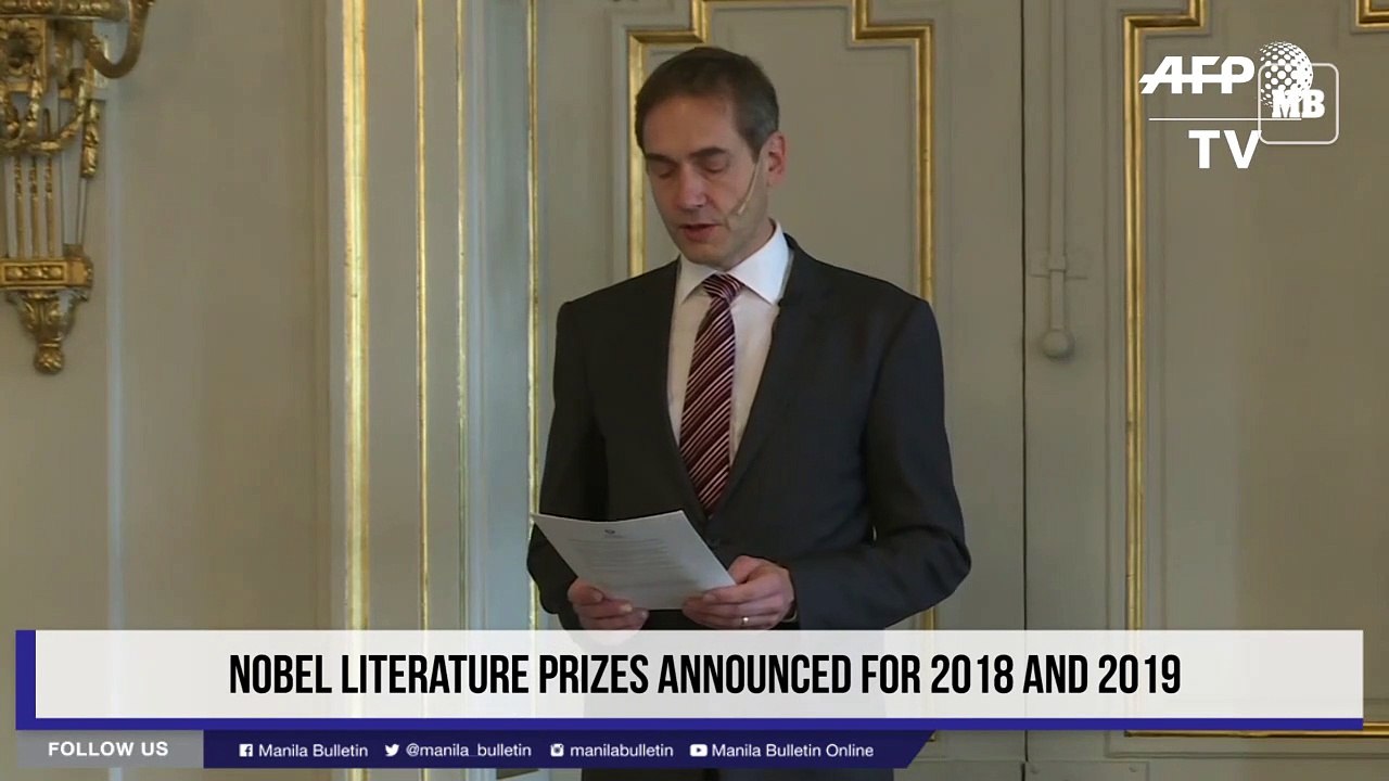 Nobel Literature Prizes announced for 2018 and 2019