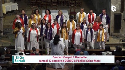 Gospel à L'église St Marc, Zumba à la Salle du Bresson, Thomas Peron à la Salle Agora, La descente des Alpages - 11 OCTOBRE 2019