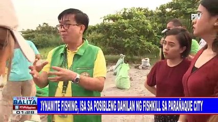 Dynamite fishing, isa sa posibleng dahilan ng fishkill sa Parañaque City