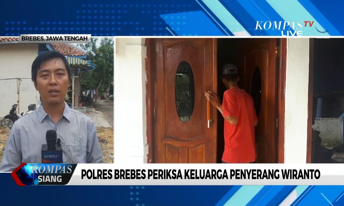 Polres Brebes Periksa Keluarga Penyerang Wiranto