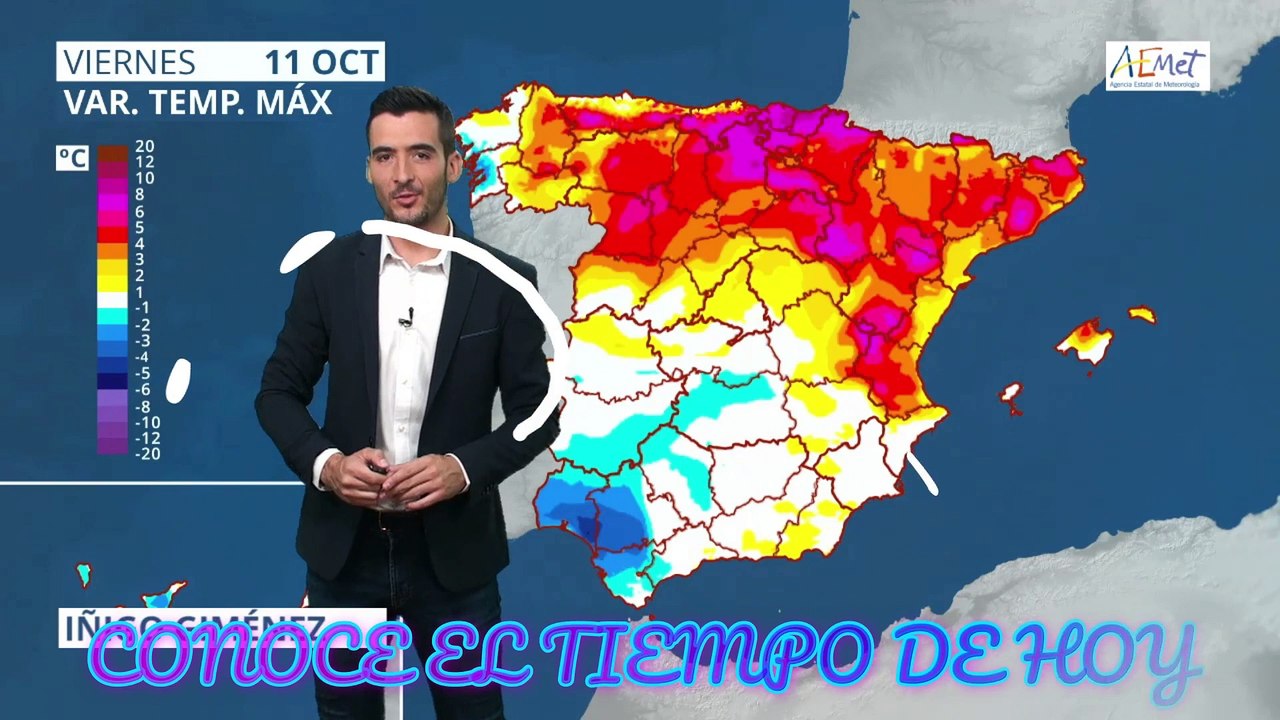Conoce El Tiempo de Hoy Viernes 11 de Octubre de 2019