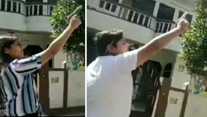 मां-बाप और बच्चों ने तड़ातड़ दागीं गोलियां, सामने आया मेरठ की हर्ष-फायरिंग का वीडियो