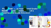 Full E-book  What Your Second Grader Needs to Know: Fundamentals of a Good Second-Grade Education