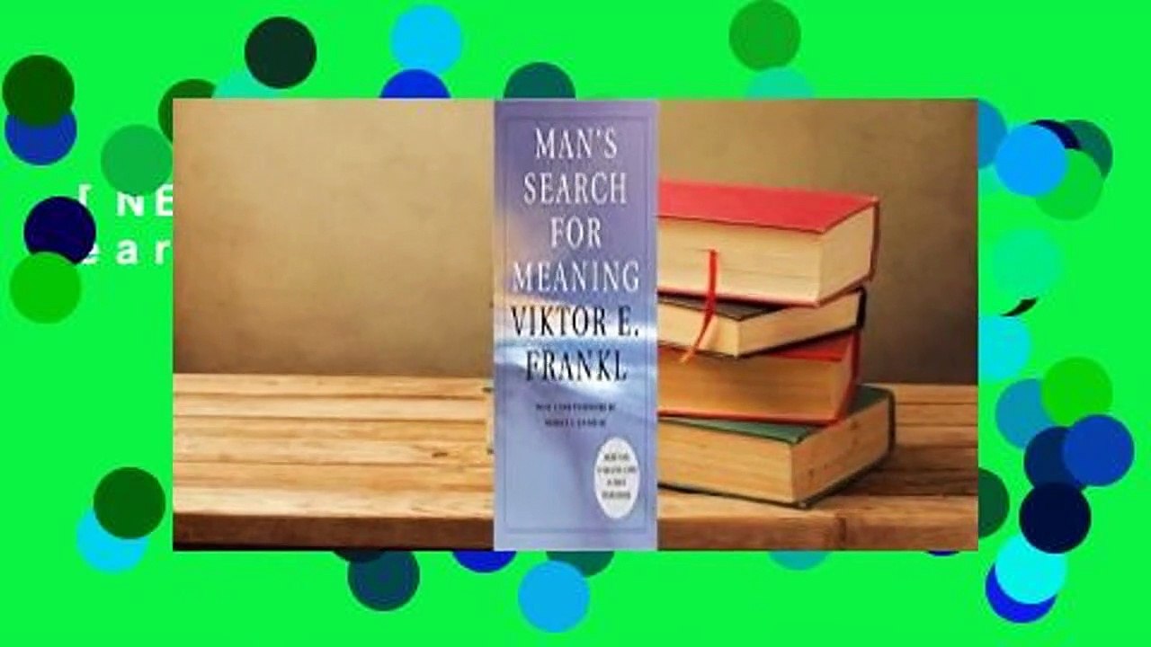 [NEW RELEASES]  Man's Search for Meaning