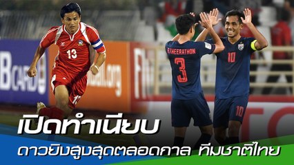 เปิดทำเนียบดาวยิงสูงสุดตลอดกาล ทีมชาติไทย