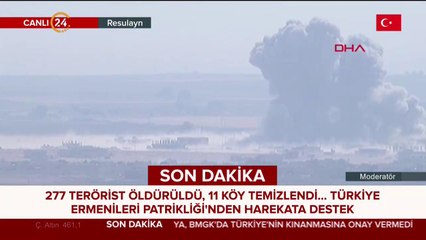 Resulayn'daki PKK/YPG hedefleri vuruluyor #BarışPınarıHarekatı