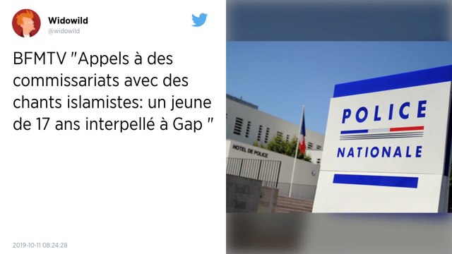 Gap. Il appelait des commissariats et diffusait des chants islamistes : un adolescent en garde à vue