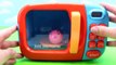 Peppa Pig PEZ Candy Toys And Microwave Kitchen Playset Learn Colors For Kids