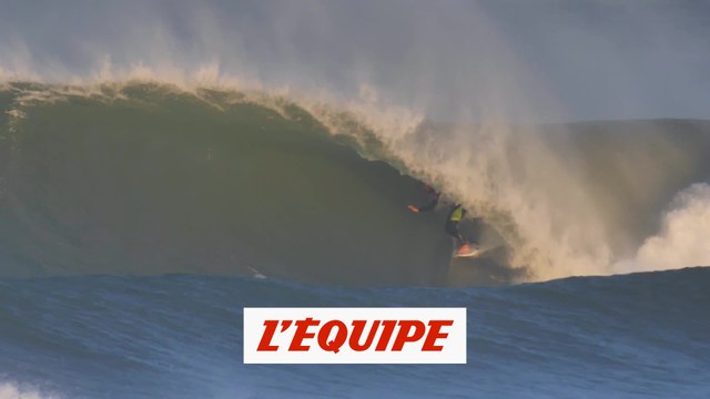 Les énormes tubes de Jérémy Florès en 1/8e de finale du Pro France - Adrénaline - Surf