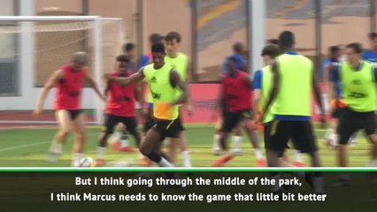 Rashford still needs to learn to play striker - Robson