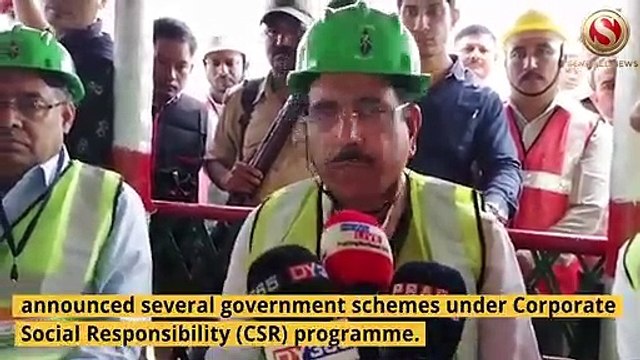 Union Coal and Mines Minister Pralhad Joshi addresses media in Margherita