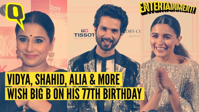 Watch: Bollywood Sends in Birthday Wishes for Amitabh Bachchan