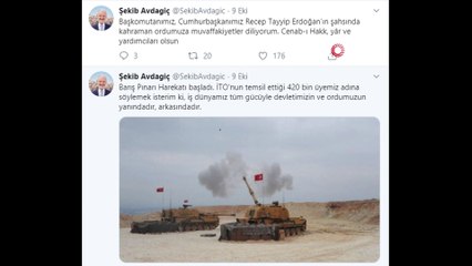 İş dünyasından Barış Pınarı Harekatı'na destek mesajları