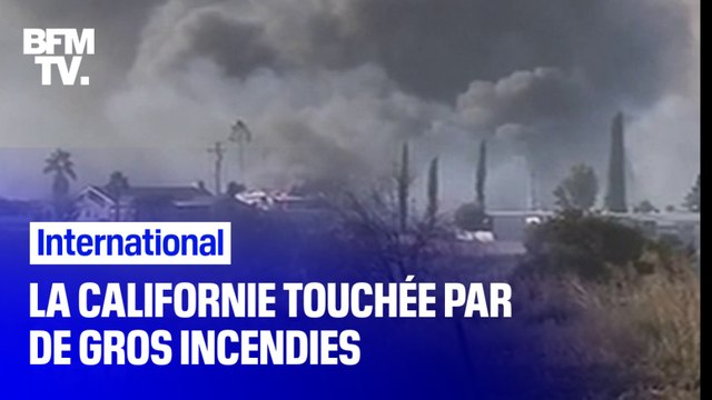 Des centaines d'hectares brûlés, des habitants évacués... La Californie est touchée par de gros incendies