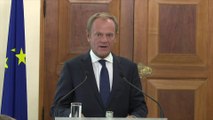 Donald Tusk says UK Brexit plan is not workable, but there are 'promising signals'