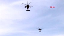 Şanlıurfa-akçakale'de helikopter hareketliliği