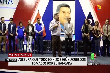 Marisol Espinoza evalúa retirarse de forma definitiva en APP