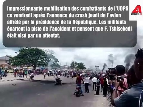 Après le Crash, les militants de l’UDPS exigent le divorce entre Kabila et Tshisekedi
