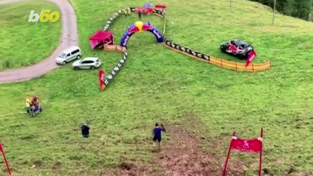 All Downhill From Here! Austria Holds World’s Steepest Race Downhill!