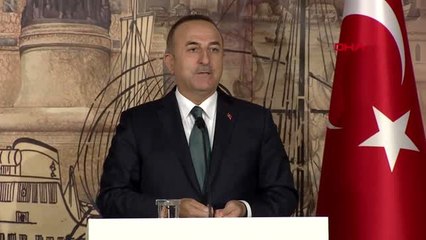 Çavuşoğlu ile stoltenberg ortak basın açıklaması yapıyor