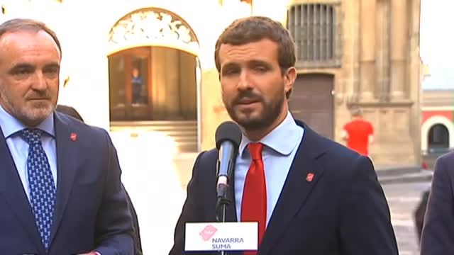 Casado: Cualquier acuerdo con el PSOE implica la ruptura del acuerdo con Bildu