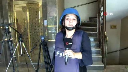 Saldırı sonrası gazeteciler tahliye edildi